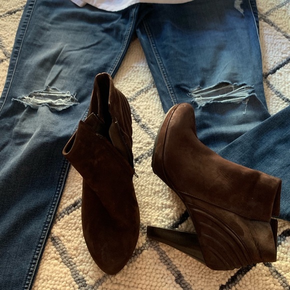 Paul Green  Brown Joslin  Ankle Heels - Picture 6 of 8